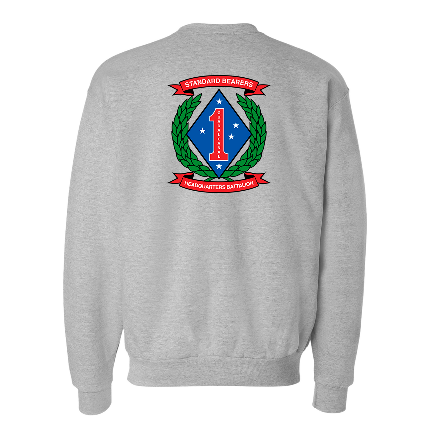 Headquarters Battalion 1st Marine Division Unit ¨Standard Bearers¨ Sweatshirts