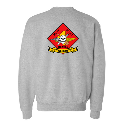 4th Reconnaissance Battalion Unit ¨Swift, Silent, Deadly¨ #2 Sweatshirt
