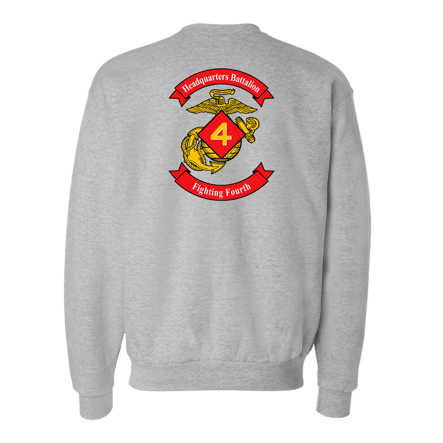 Headquarters Battalion 4th Marine Division Unit ¨Fighting Fourth¨ Sweatshirts