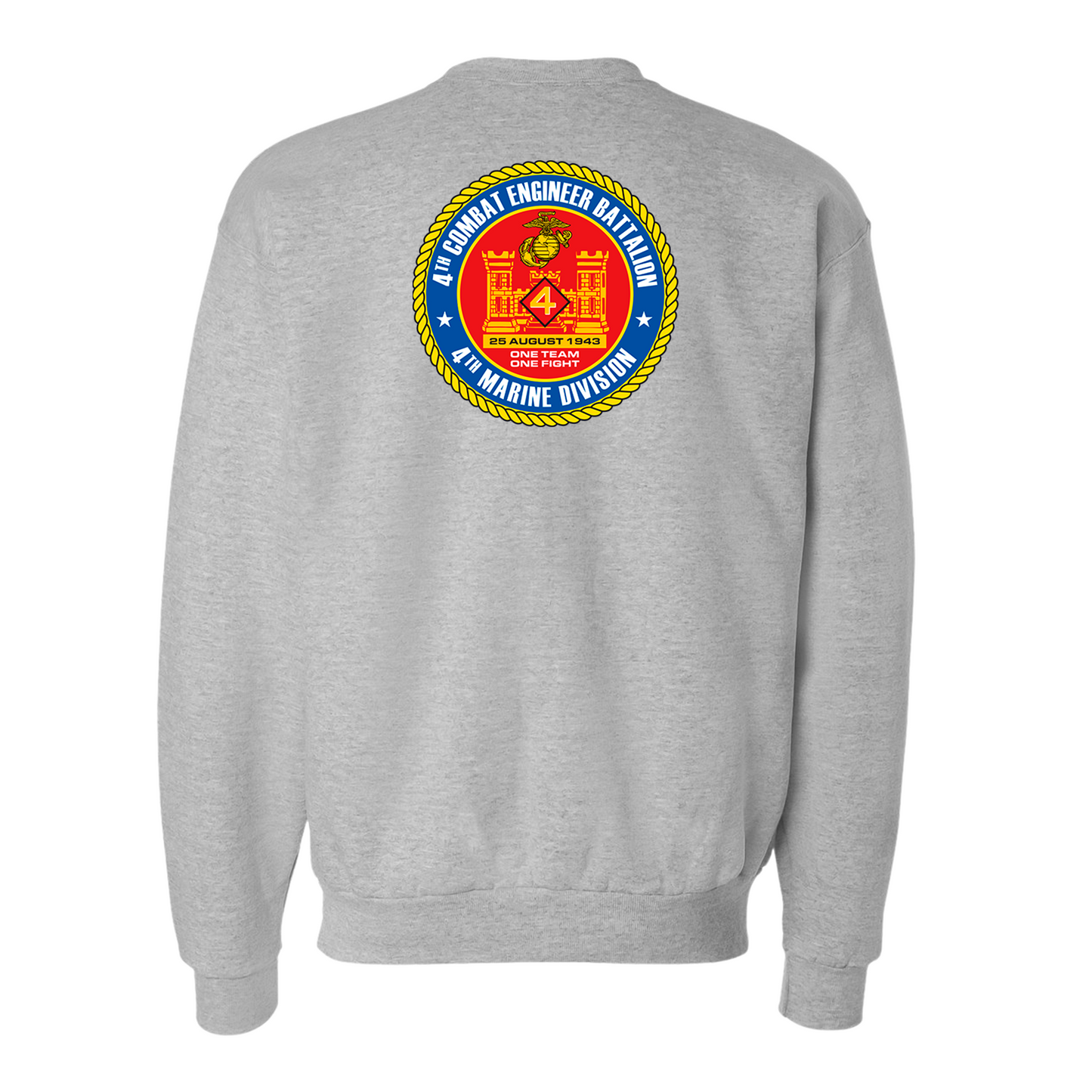 4th Combat Engineer Battalion Unit ¨One Team, One Fight¨ Sweatshirts #1