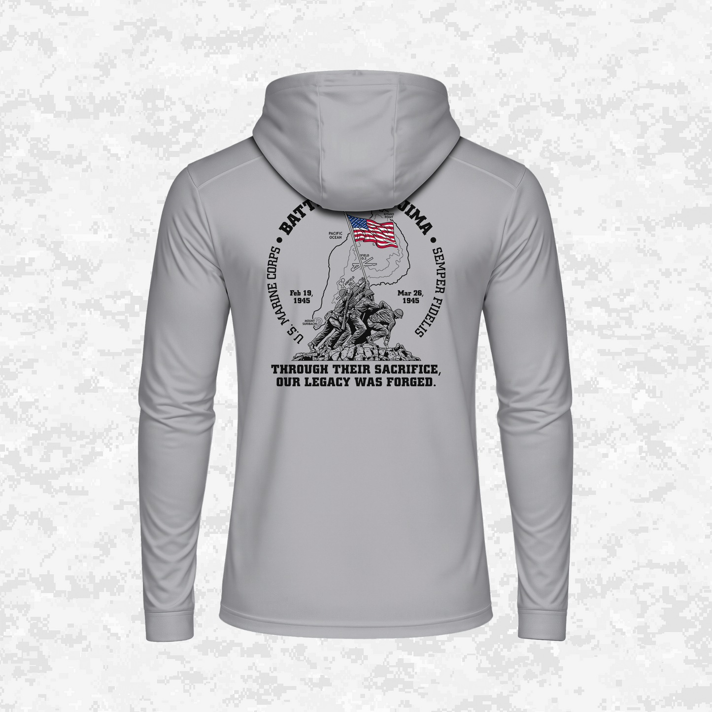 Iwo Jima | Forged Legacy | DRIFIT Long sleeve, Hoodie