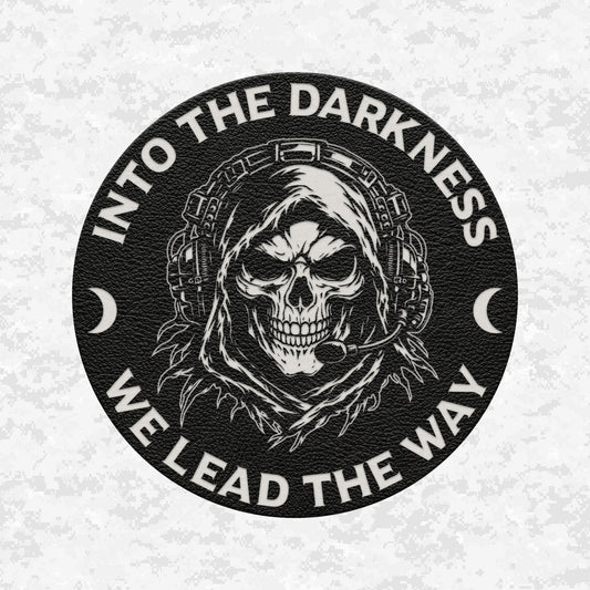 Night Operators | Into the Darkness | Leather Patch | Velcro Backed