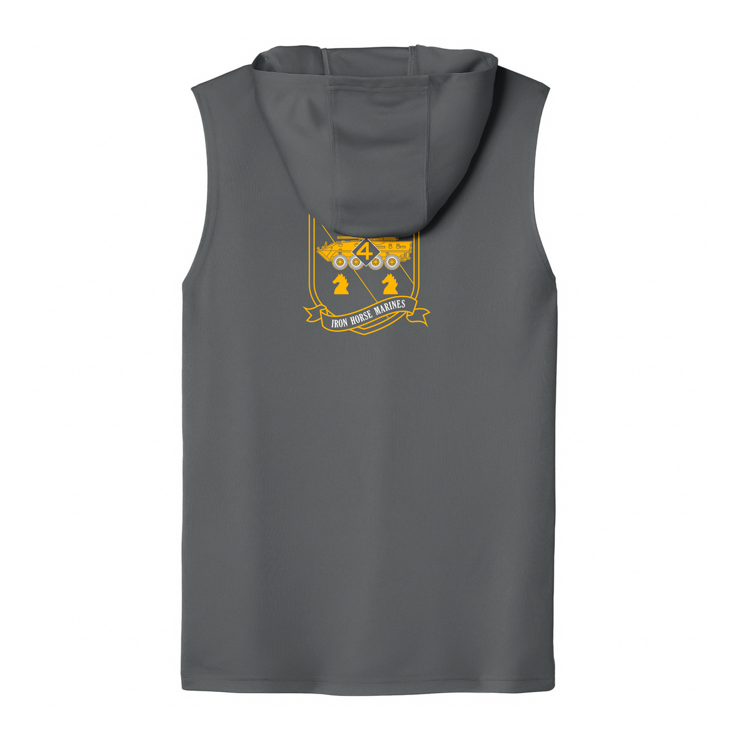 4th Light Armored Reconnaissance Battalion "Iron Horse Marines " DRIFIT Sleeveless, Tank, Sleeveless Hoodie