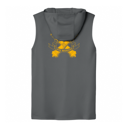 1st Battalion 14th Marines Unit "At the Ready" DRIFIT Sleeveless, Tank, Sleeveless Hoodie