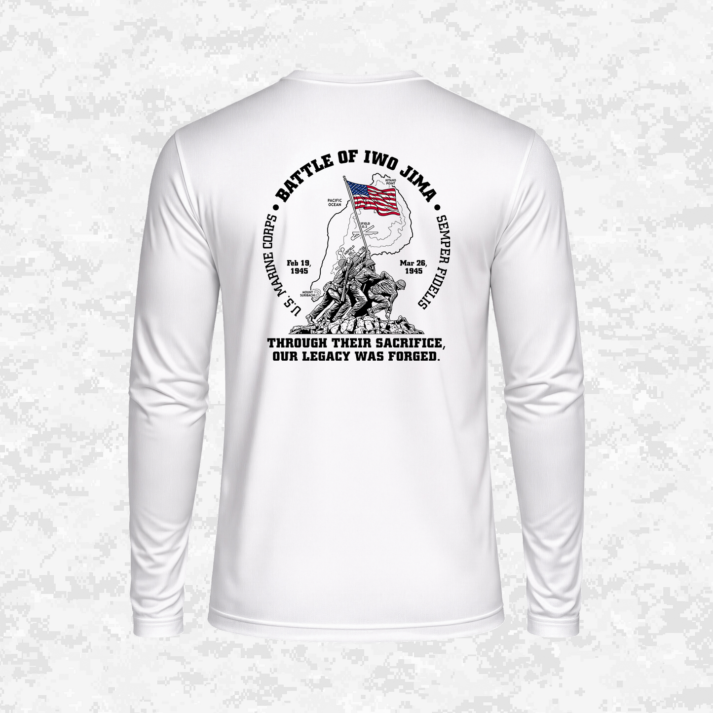 Iwo Jima | Forged Legacy | DRIFIT Long sleeve, Hoodie