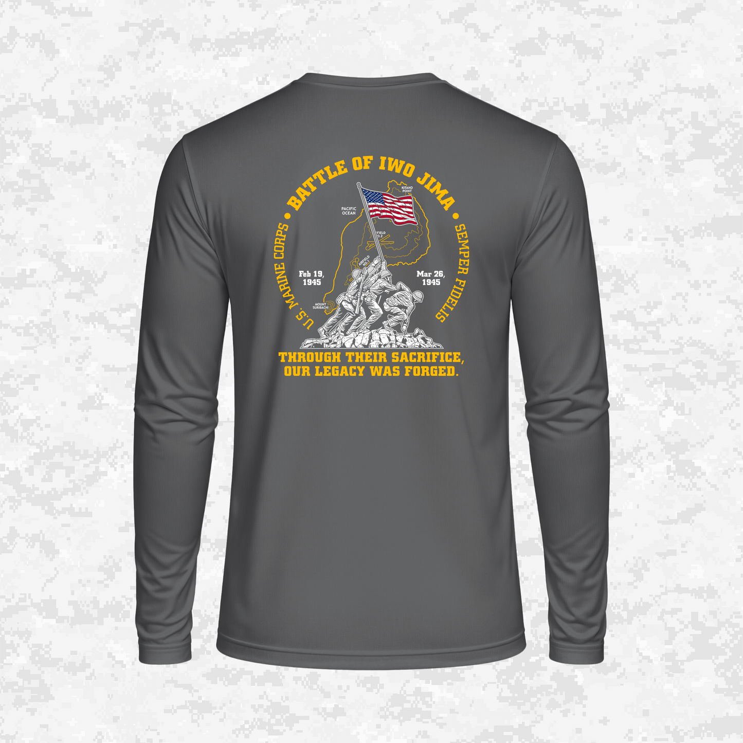Iwo Jima | Forged Legacy | DRIFIT Long sleeve, Hoodie