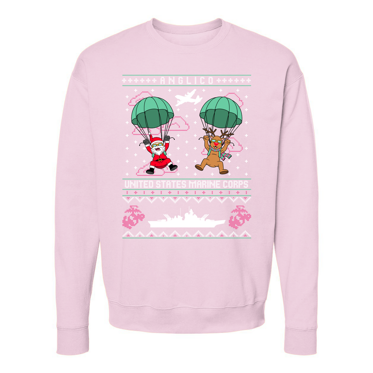 ANGLICO United States Marine Corps Ugly Christmas Sweaters