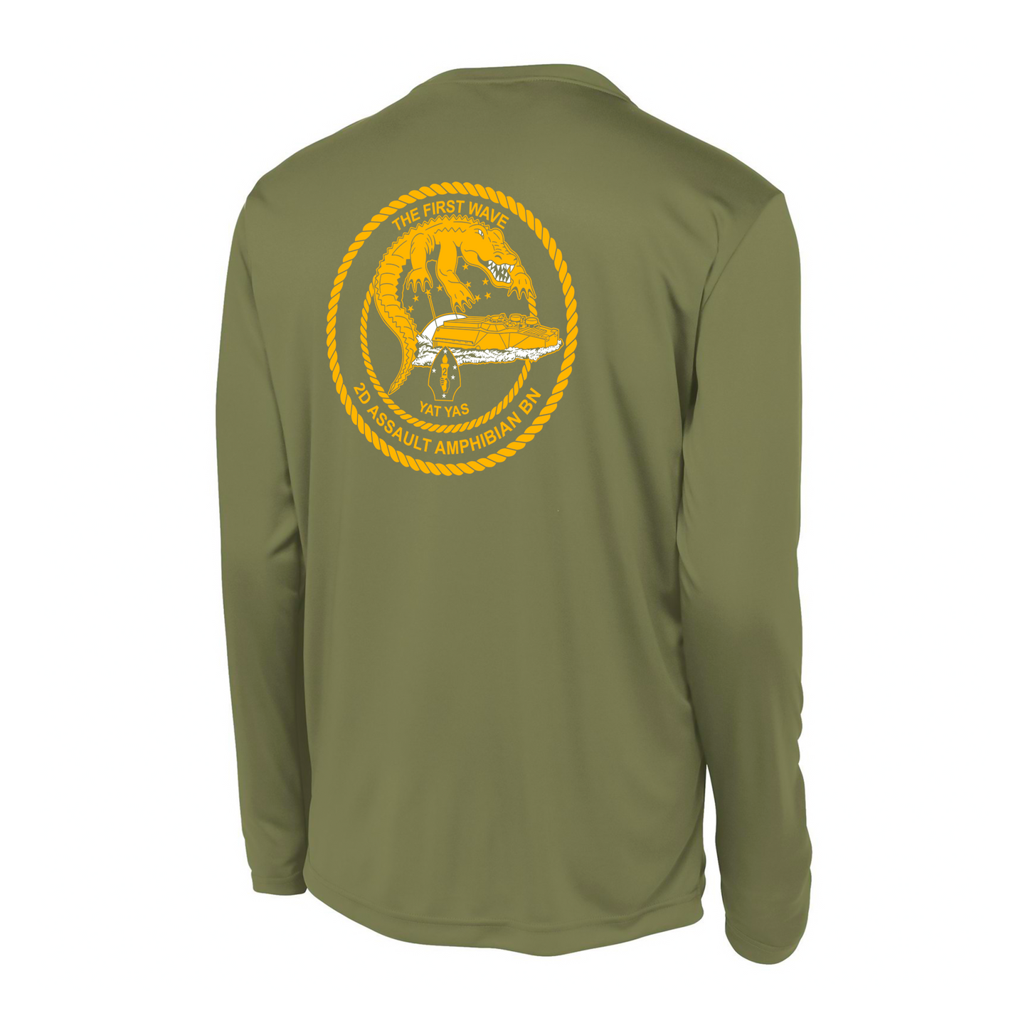 2nd Assault Amphibian Battalion "The First Wave" DRIFIT Long sleeve, Hoodie