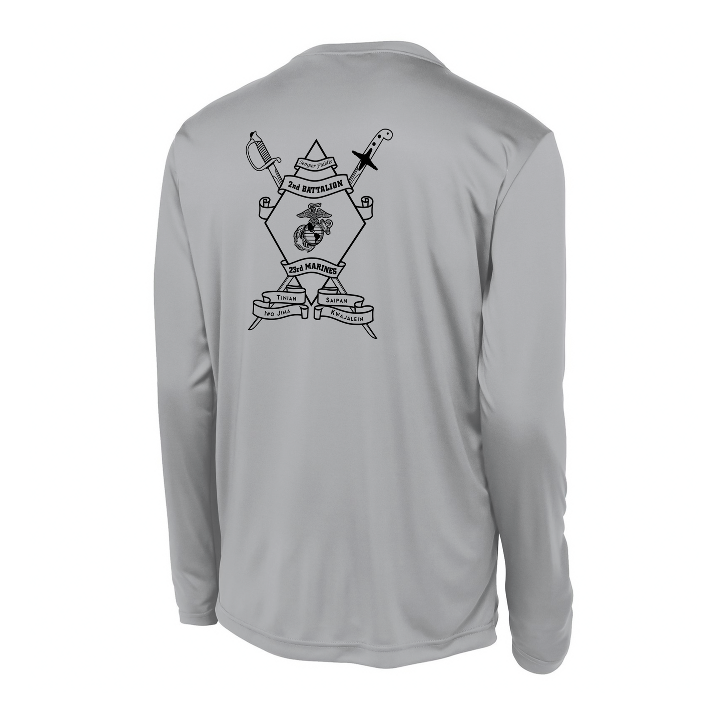 2nd Battalion 23rd Marines Unit "Prepared and Professional" #2 DRIFIT Long sleeve, Hoodie