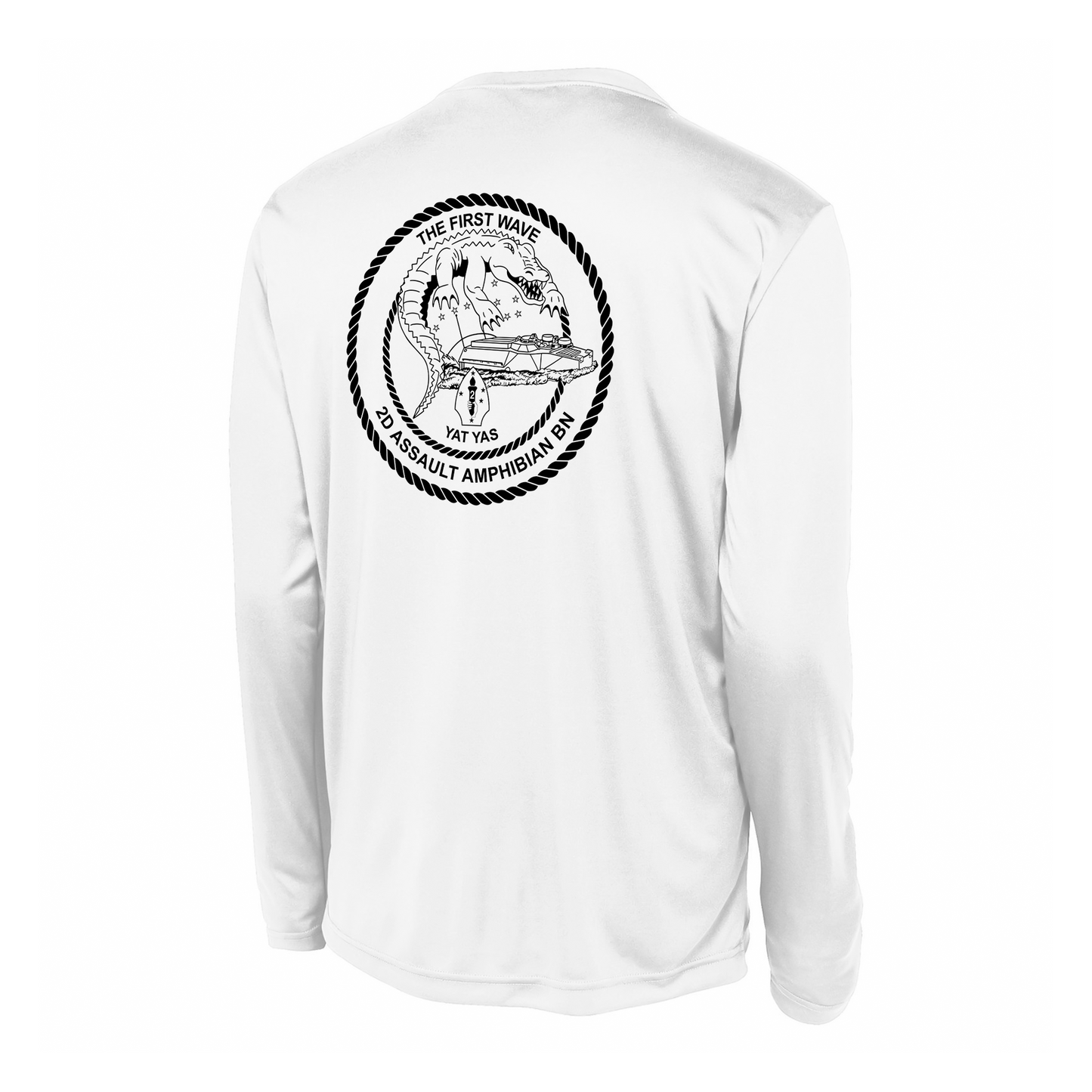 2nd Assault Amphibian Battalion "The First Wave" DRIFIT Long sleeve, Hoodie