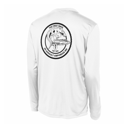 2nd Assault Amphibian Battalion "The First Wave" DRIFIT Long sleeve, Hoodie
