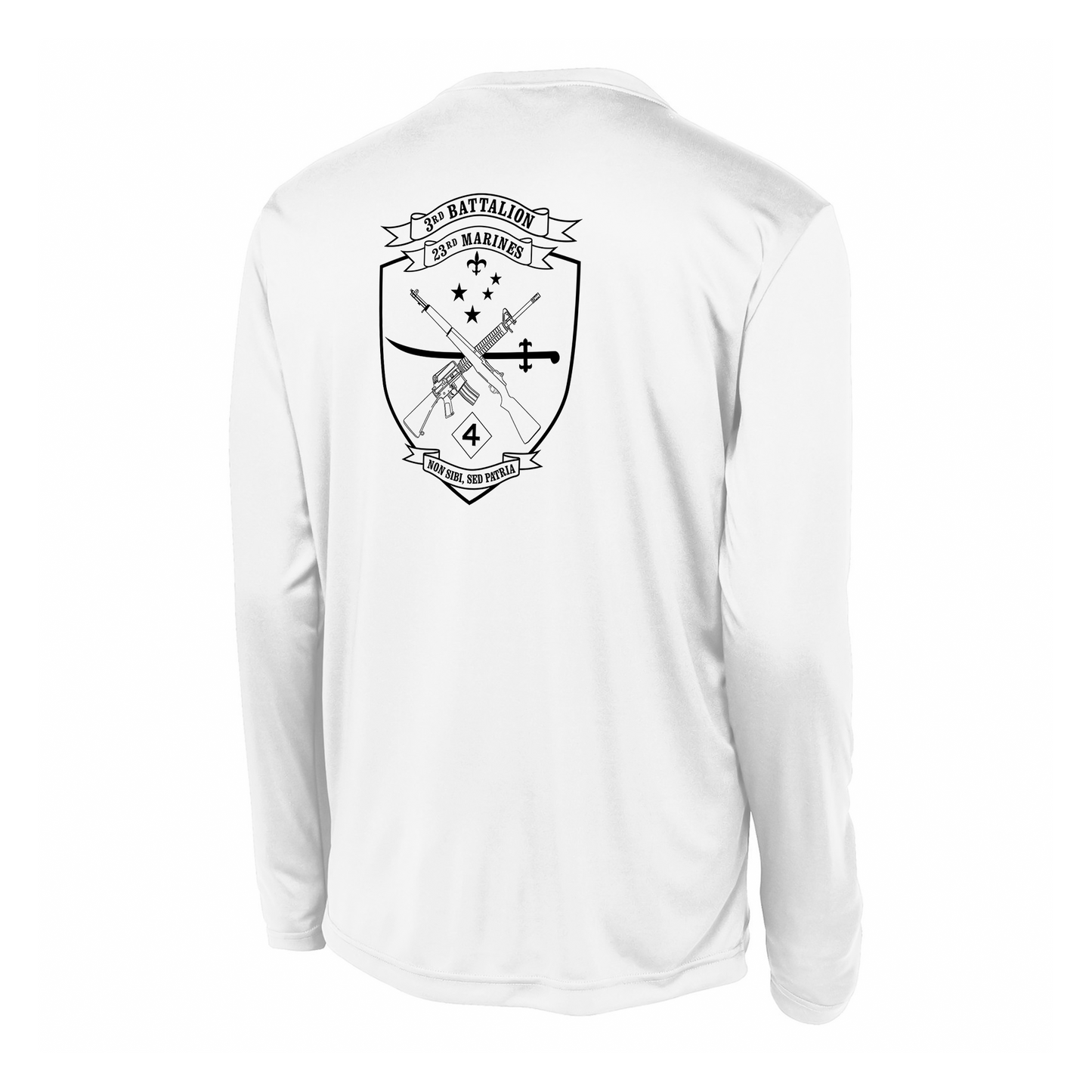 3rd Battalion 23rd Marines Unit "Lone Wolves" DRIFIT Long sleeve, Hoodie