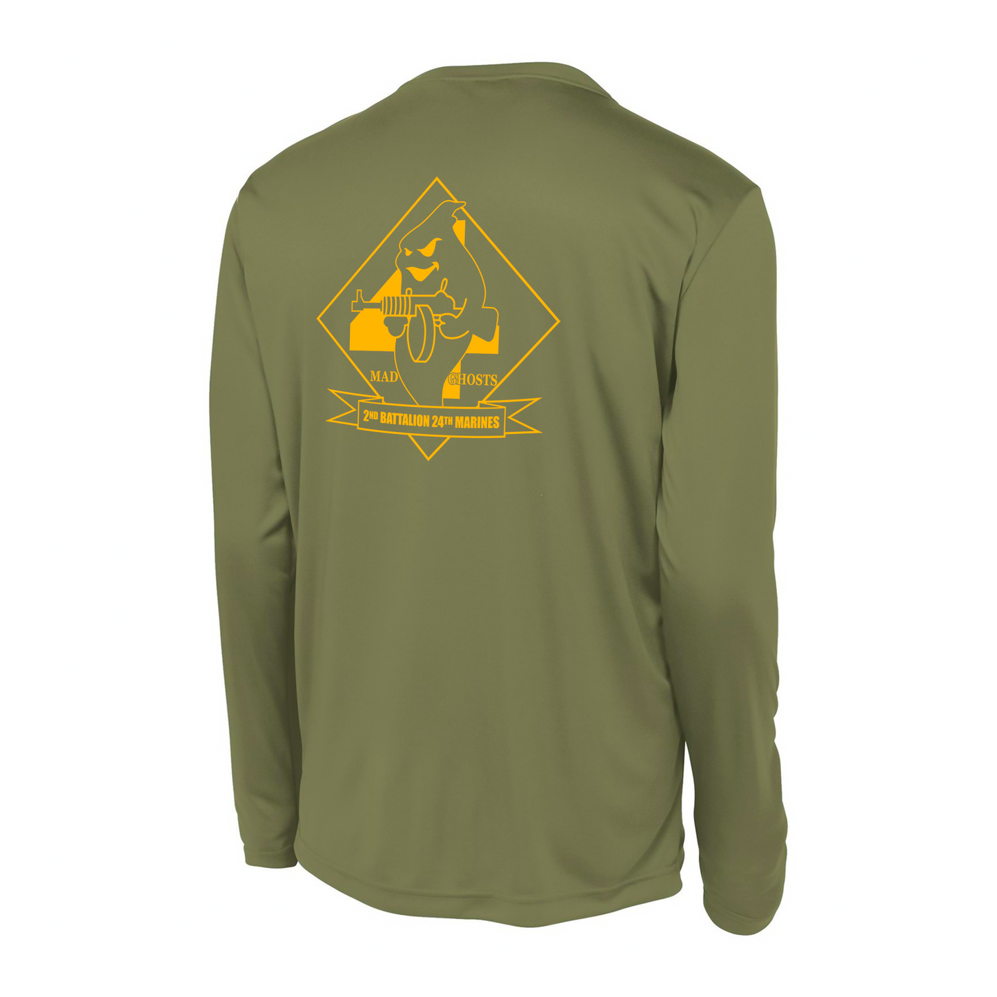 2nd Battalion 24th Marines Unit "The Mad Ghosts" #2 DRIFIT Long sleeve, Hoodie