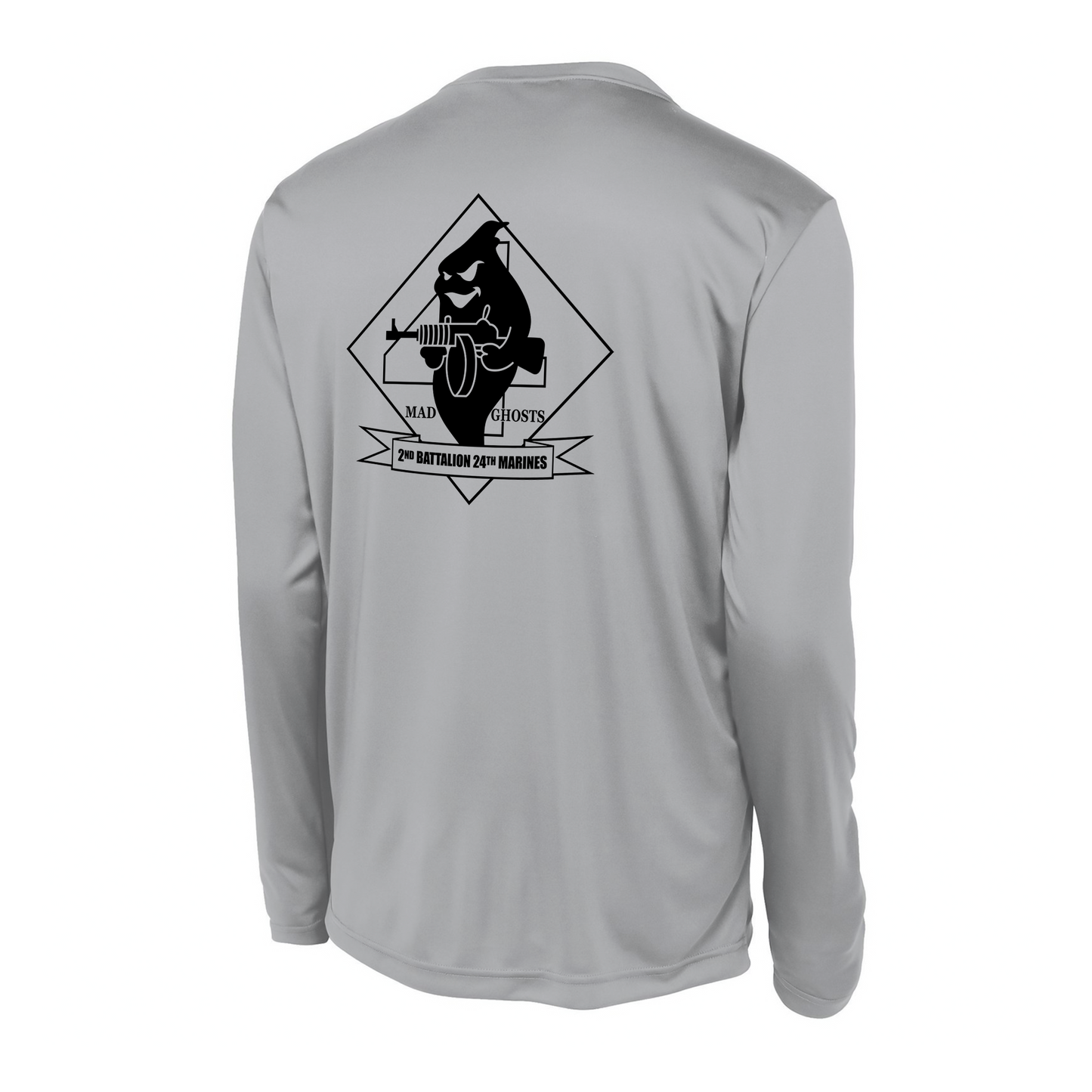 2nd Battalion 24th Marines Unit "The Mad Ghosts" #2 DRIFIT Long sleeve, Hoodie