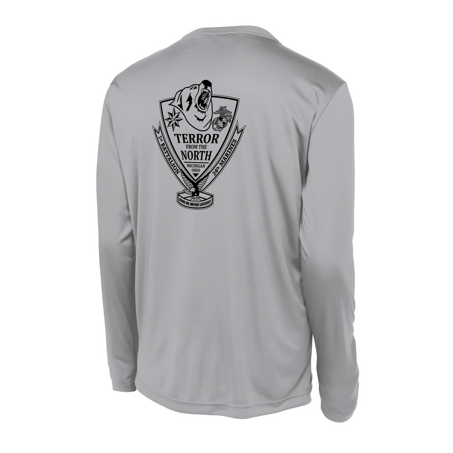 1st Battalion 24th Marines Unit "The Terror from the North" DRIFIT Long sleeve, Hoodie