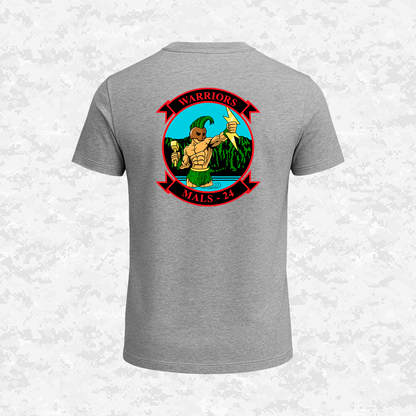 MALS-24 | WARRIORS | Marine Aviation Logistics Squadron 24 | T-shirt