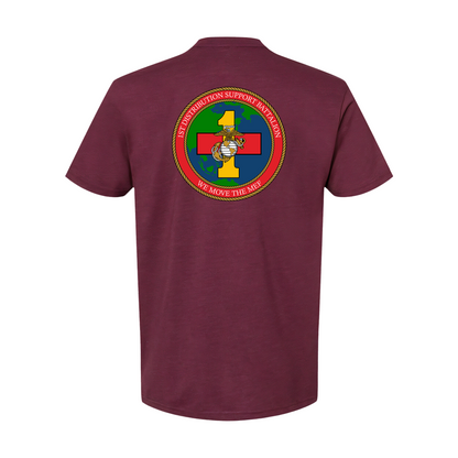 1st Distribution Support Battalion "We Move The MEF", "1st DSB", T-shirt