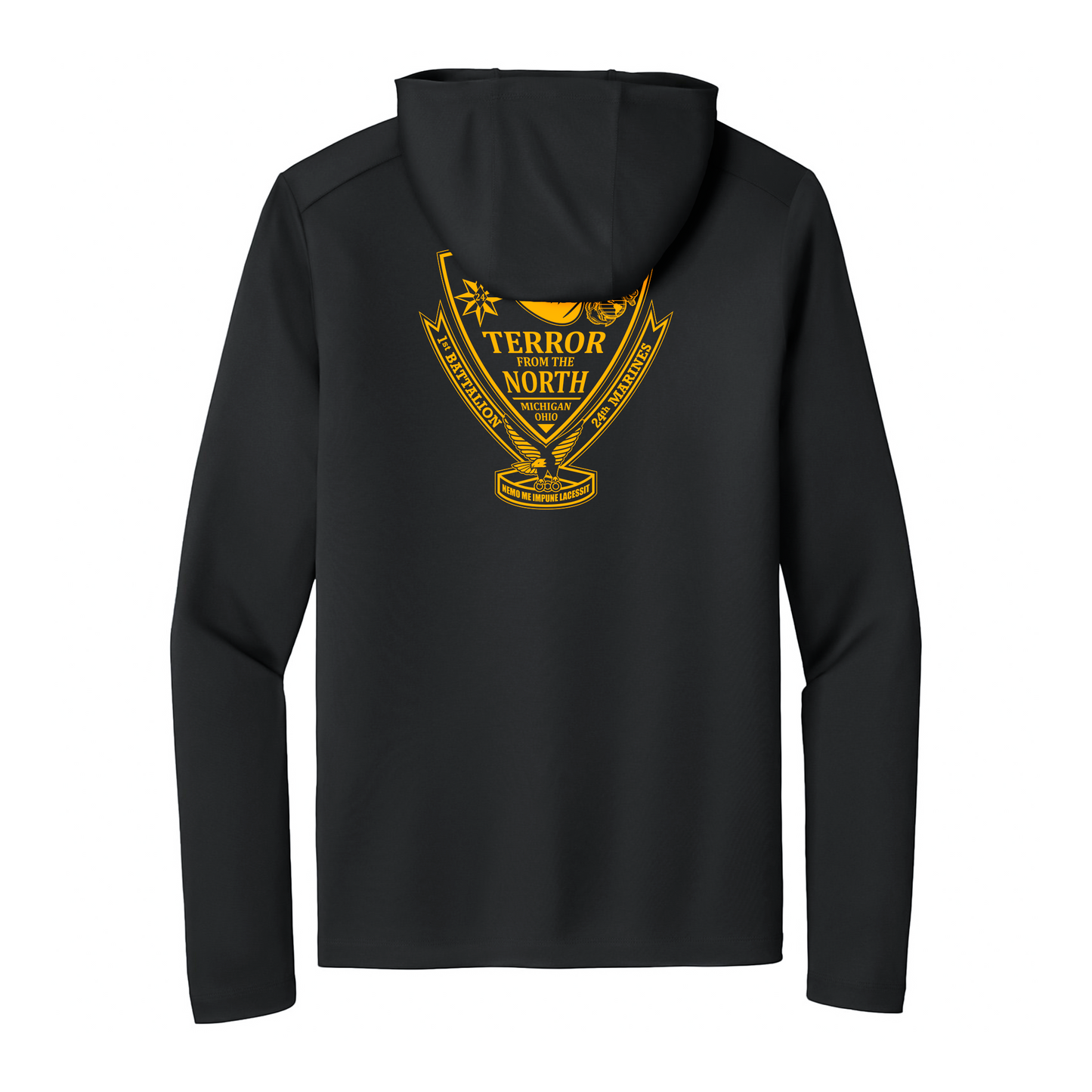 1st Battalion 24th Marines Unit "The Terror from the North" DRIFIT Long sleeve, Hoodie