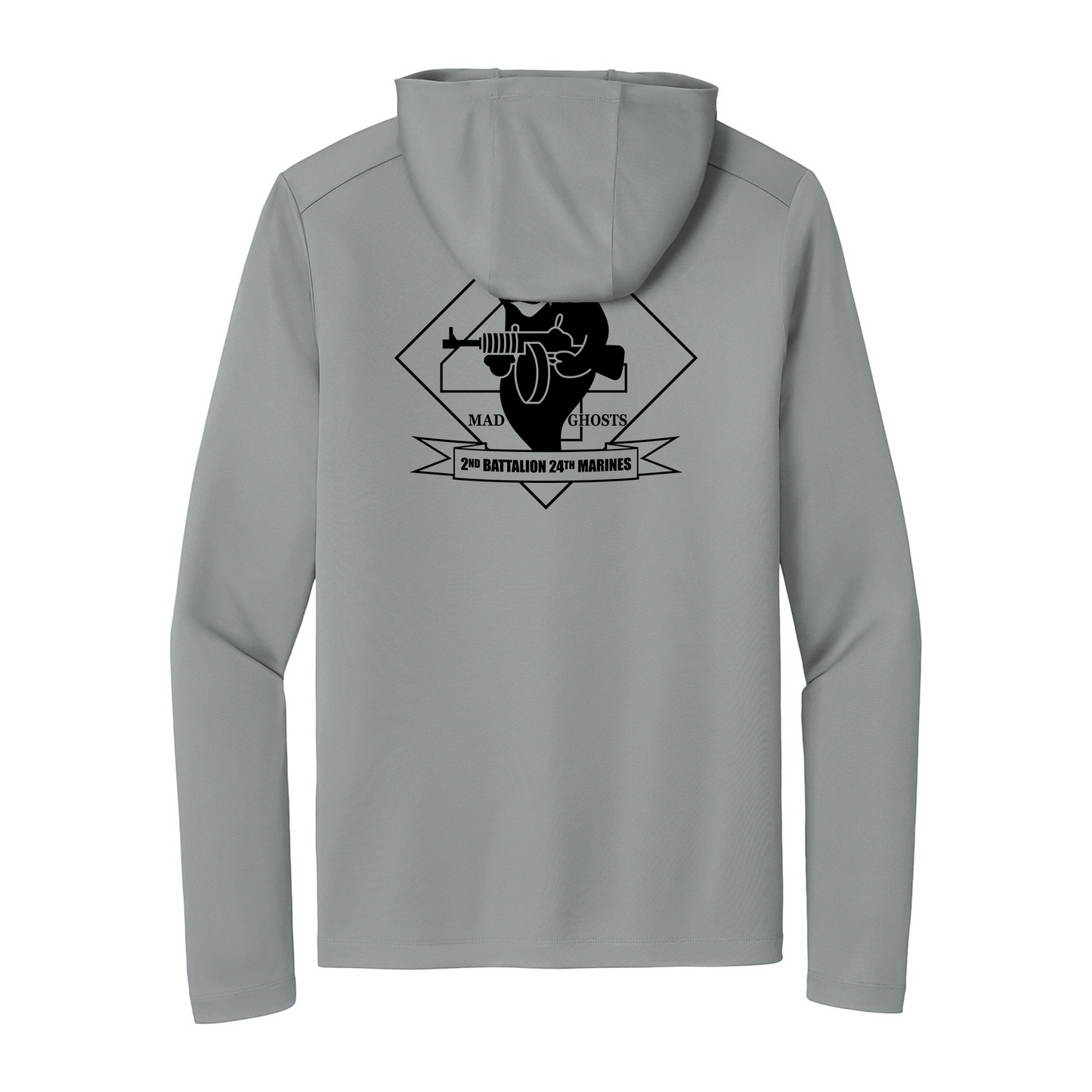 2nd Battalion 24th Marines Unit "The Mad Ghosts" #2 DRIFIT Long sleeve, Hoodie