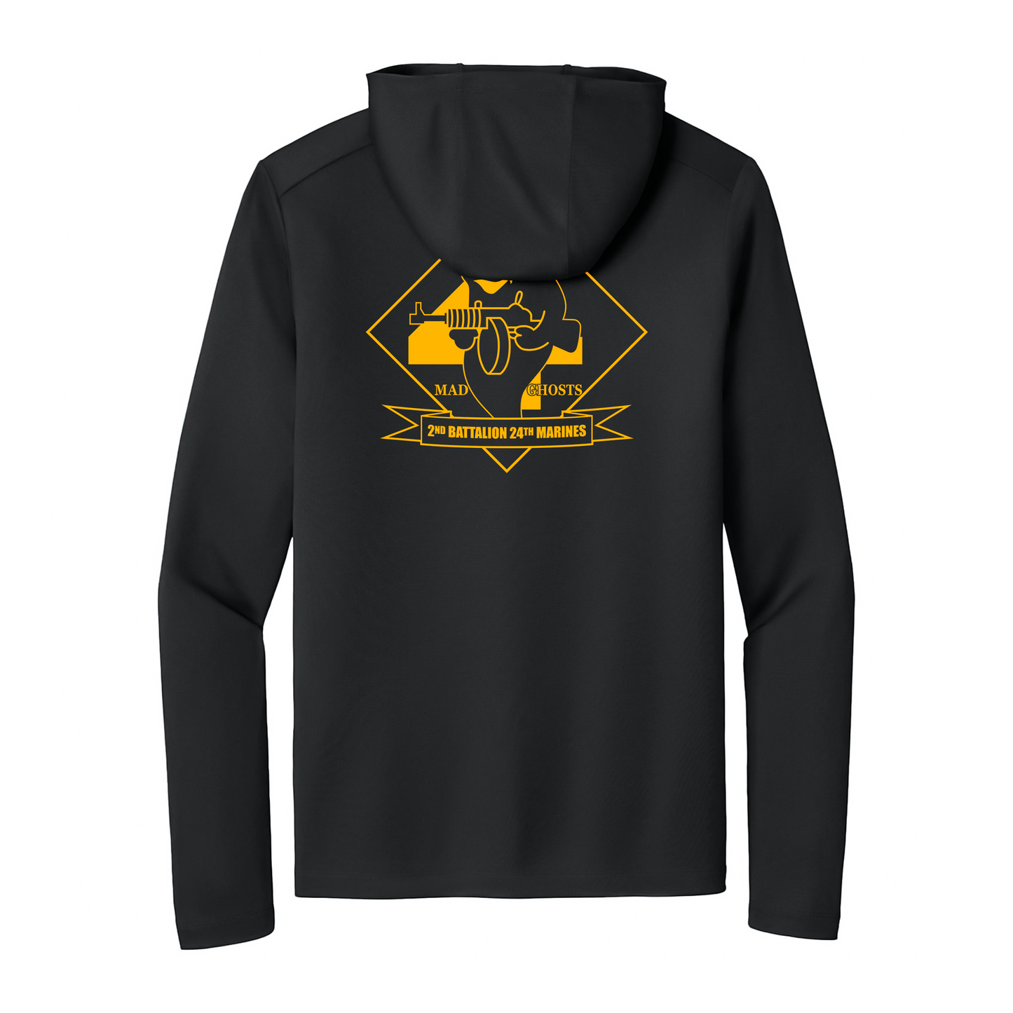 2nd Battalion 24th Marines Unit "The Mad Ghosts" #2 DRIFIT Long sleeve, Hoodie