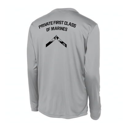 E2 Private First Class of Marines DRIFIT Long sleeve, Hoodie #1