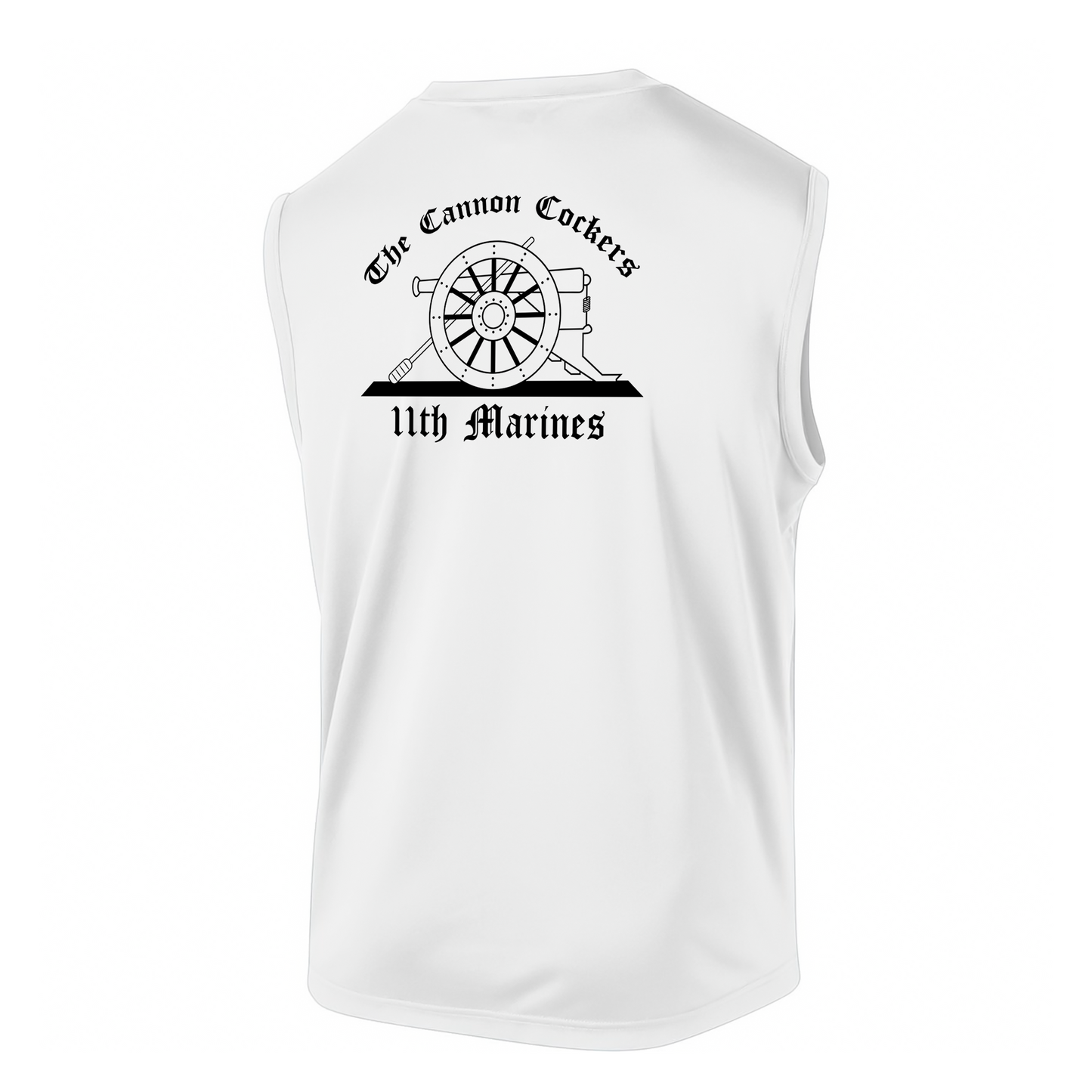 11th Marines Unit "The Cannon Cockers" DRIFIT Sleeveless, Tank, Sleeveless Hoodie