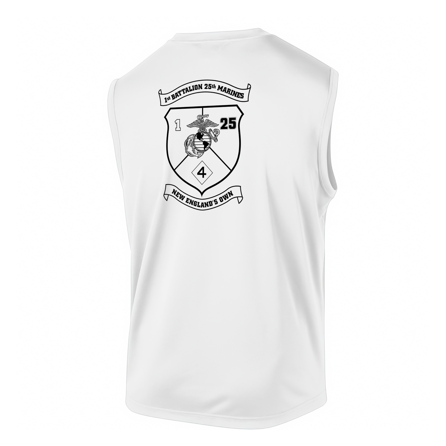 1st Battalion 25th Marines Unit "New England's Own" DRIFIT Sleeveless, Tank, Sleeveless Hoodie