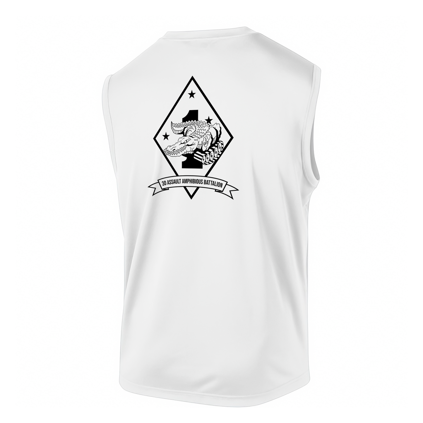 3rd Assault Amphibian Battalion "3rd Tracks" DRIFIT Sleeveless, Tank, Sleeveless Hoodie