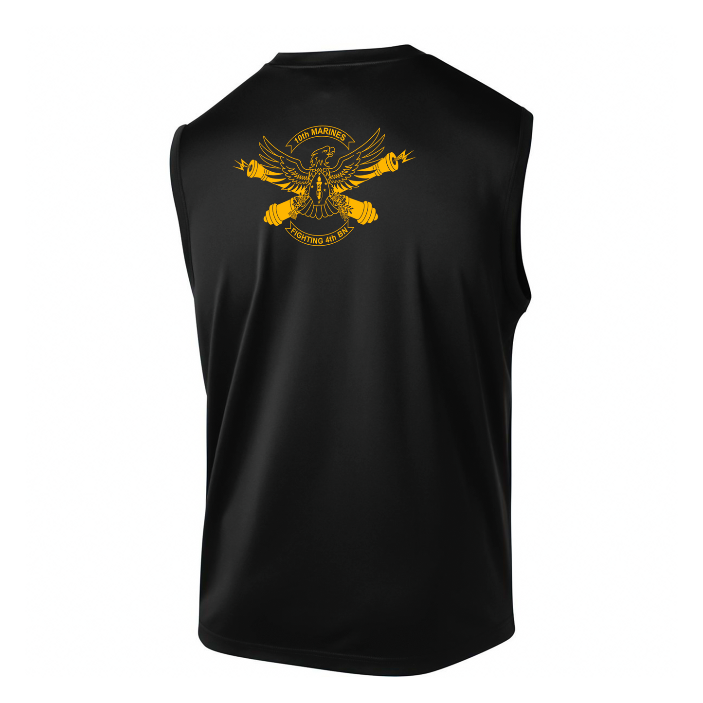 4th Battalion 10th Marines Unit "Fighting 4th" DRIFIT Sleeveless, Tank, Sleeveless Hoodie