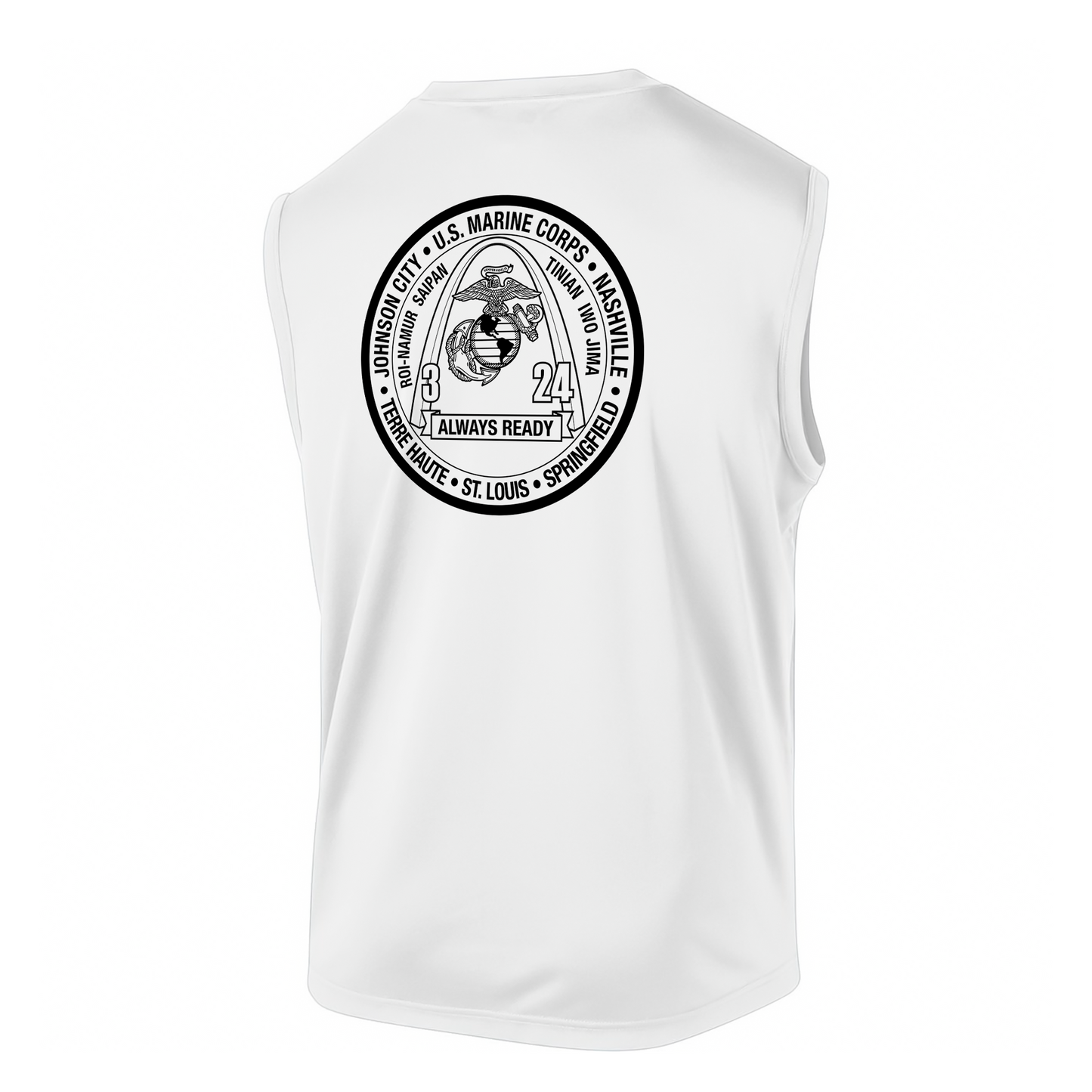 3rd Battalion 24rd Marines Unit  DRIFIT Sleeveless, Tank, Sleeveless Hoodie