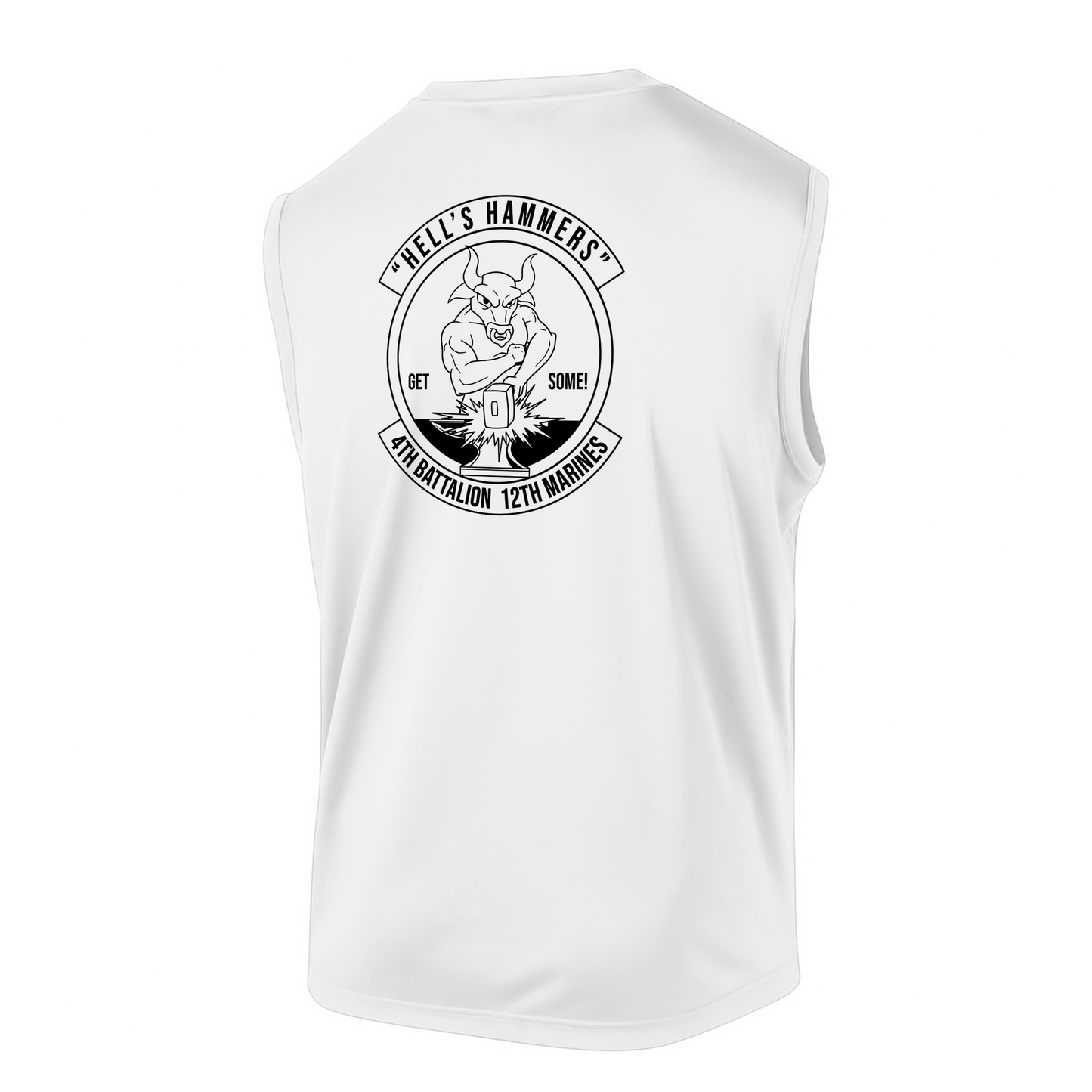 4th Battalion 12th Marines Unit ¨Hells Hammers¨ DRIFIT Sleeveless, Tank, Sleeveless Hoodie