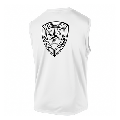 2nd Battalion 9th Marines Unit "Hell in a Helmet" DRIFIT Sleeveless, Tank, Sleeveless Hoodie