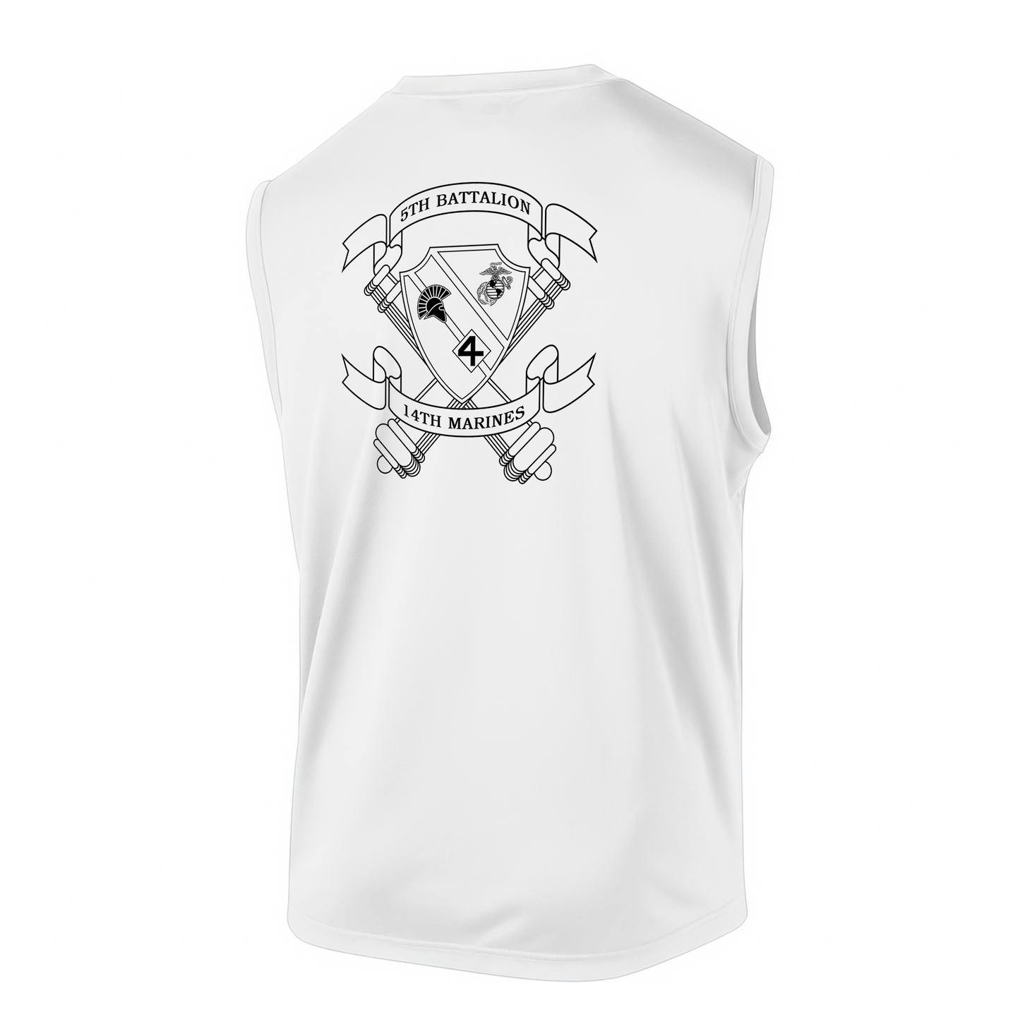 5th Battalion 14th Marines Unit "Sharphunter" DRIFIT Sleeveless, Tank, Sleeveless Hoodie