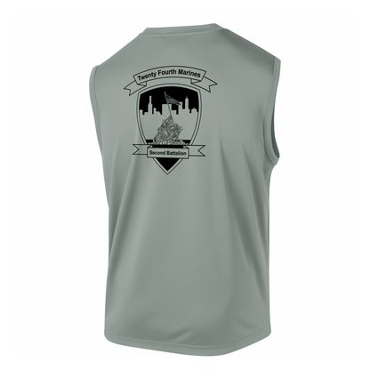 2nd Battalion 24th Marines ¨The Mad Ghosts¨ DRIFIT Sleeveless, Tank, Sleeveless Hoodie