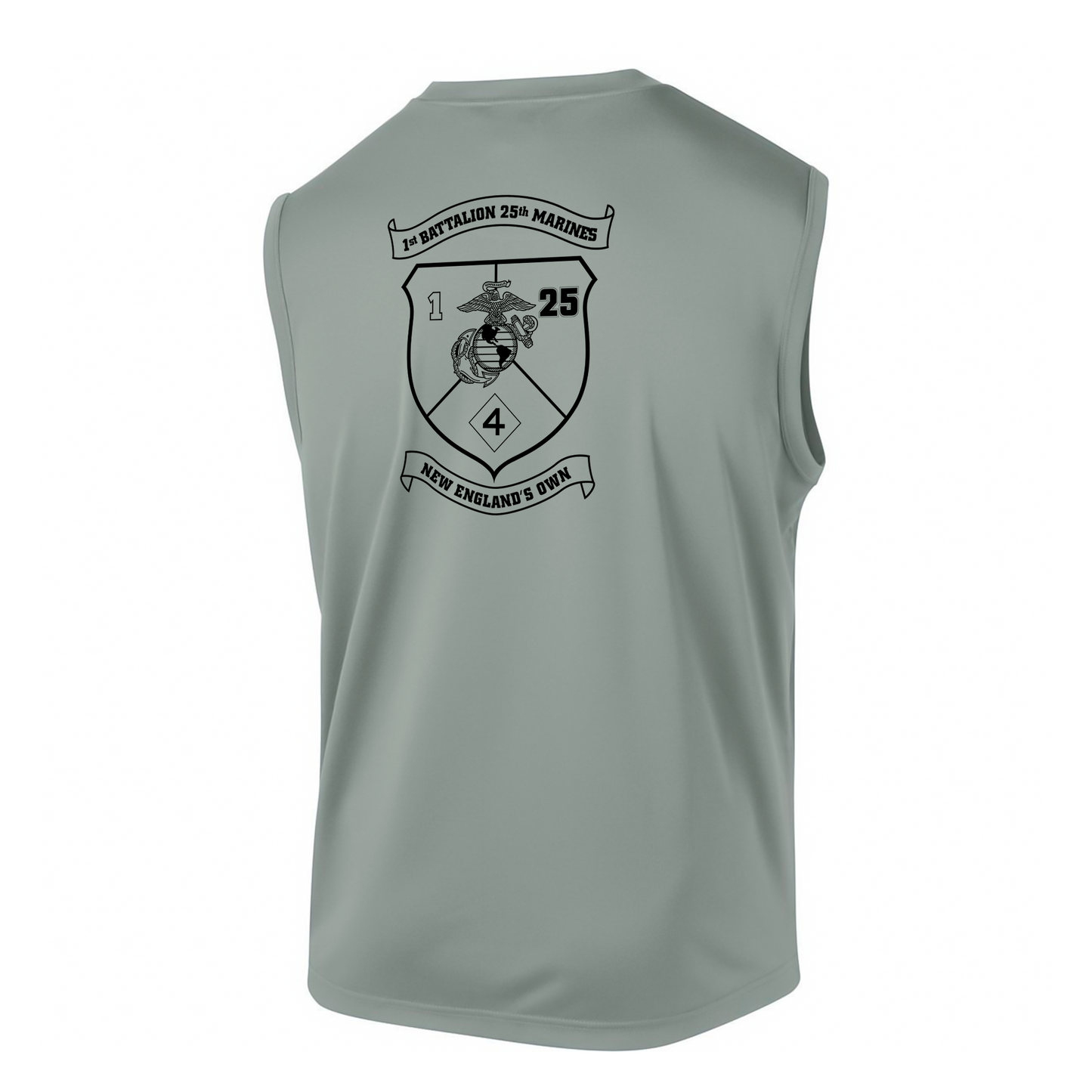 1st Battalion 25th Marines Unit "New England's Own" DRIFIT Sleeveless, Tank, Sleeveless Hoodie