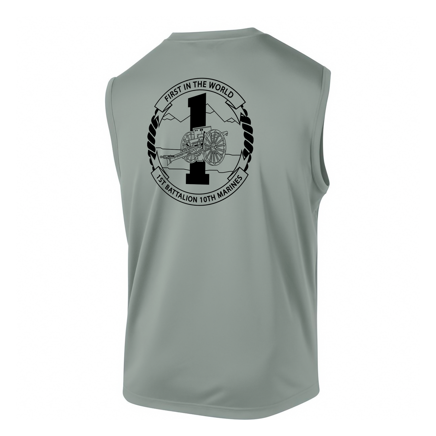 1st Battalion 10th Marines Unit "Nightmare" DRIFIT Sleeveless, Tank, Sleeveless Hoodie