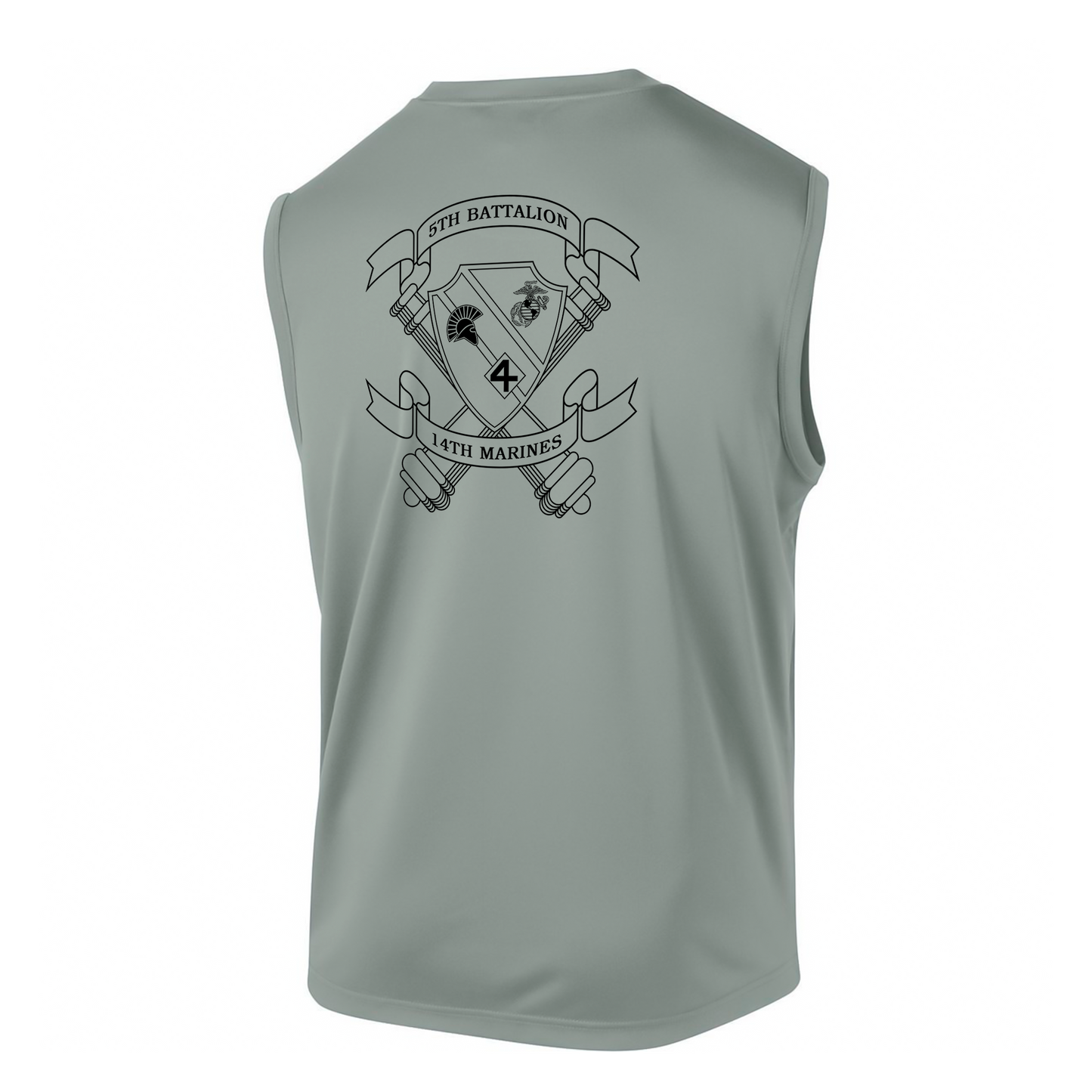 5th Battalion 14th Marines Unit "Sharphunter" DRIFIT Sleeveless, Tank, Sleeveless Hoodie