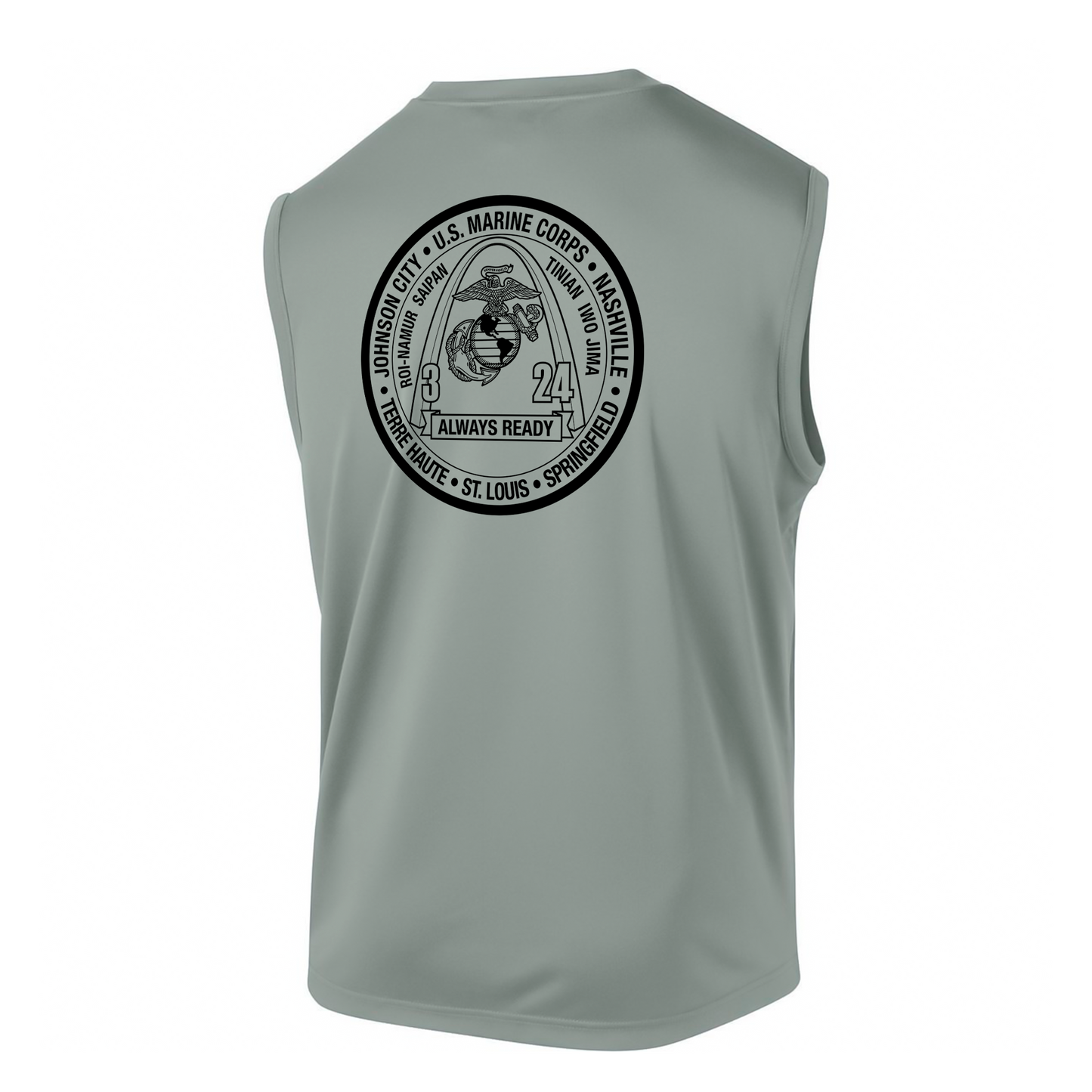 3rd Battalion 24rd Marines Unit  DRIFIT Sleeveless, Tank, Sleeveless Hoodie