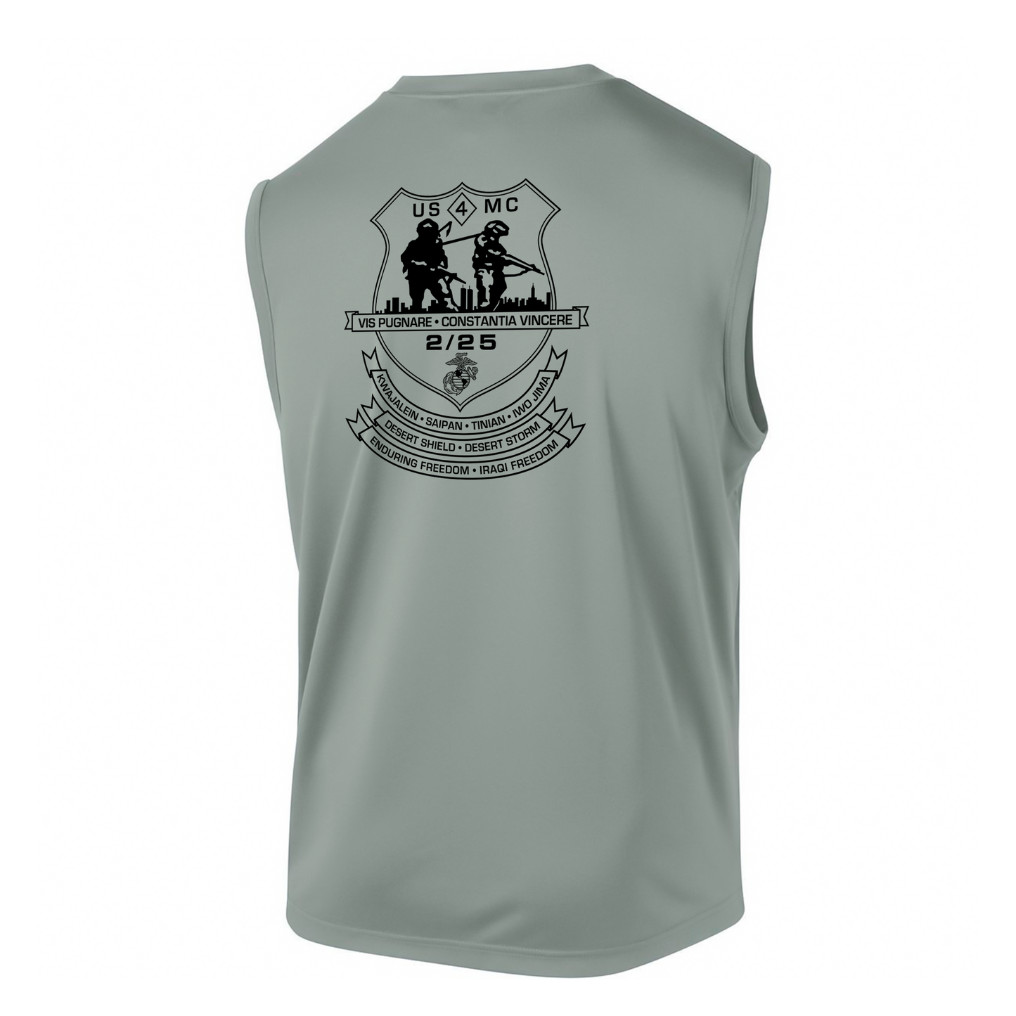 2nd Battalion 25th Marines Unit "Empire Battalion" DRIFIT Sleeveless, Tank, Sleeveless Hoodie