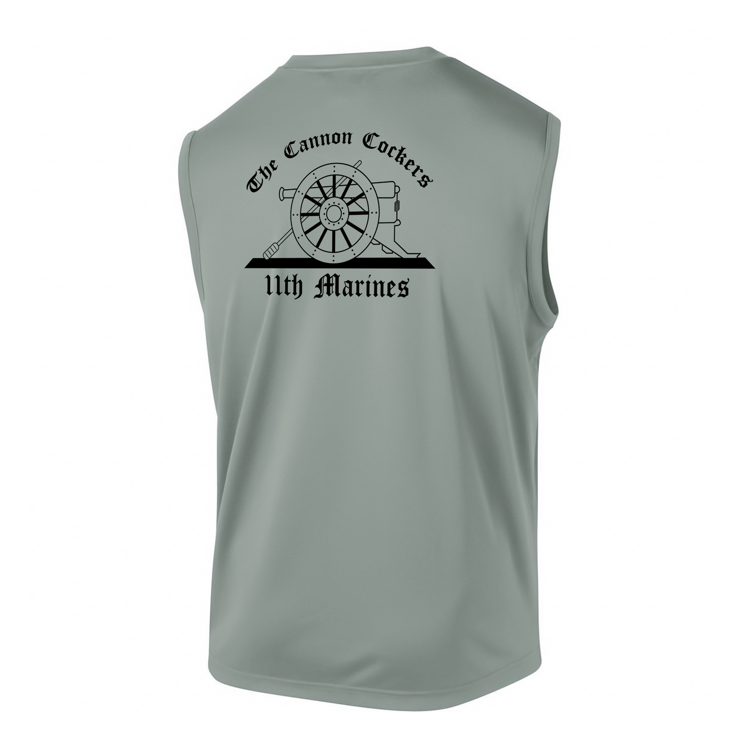 11th Marines Unit "The Cannon Cockers" DRIFIT Sleeveless, Tank, Sleeveless Hoodie