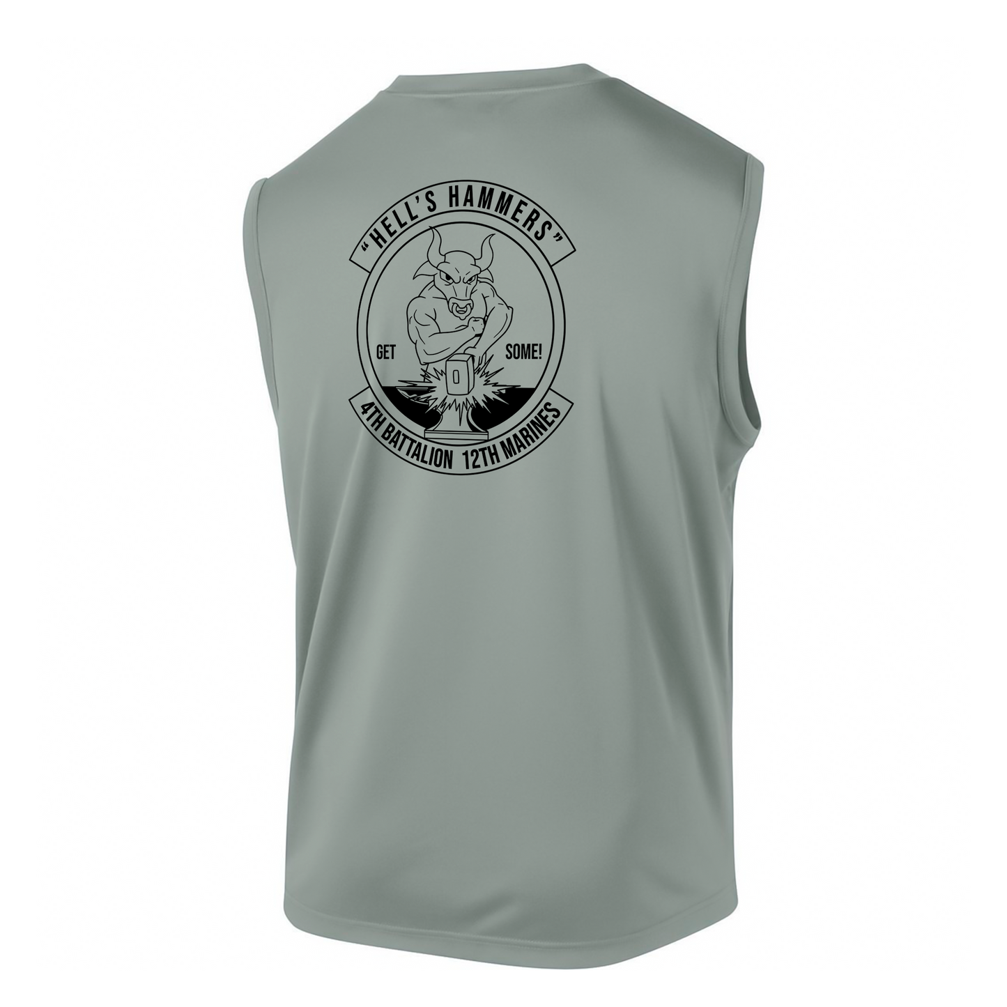 4th Battalion 12th Marines Unit ¨Hells Hammers¨ DRIFIT Sleeveless, Tank, Sleeveless Hoodie