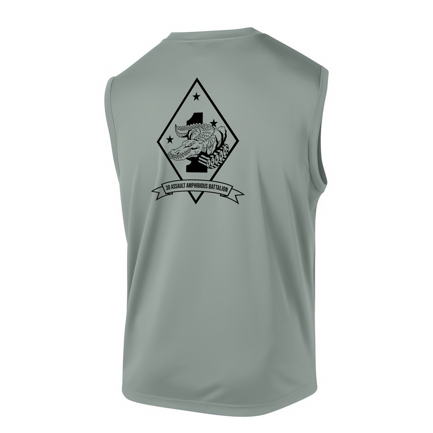 3rd Assault Amphibian Battalion "3rd Tracks" DRIFIT Sleeveless, Tank, Sleeveless Hoodie