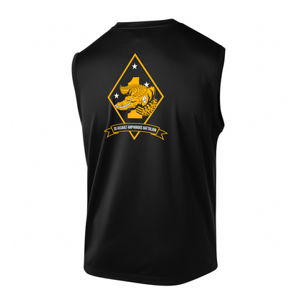 3rd Assault Amphibian Battalion "3rd Tracks" DRIFIT Sleeveless, Tank, Sleeveless Hoodie