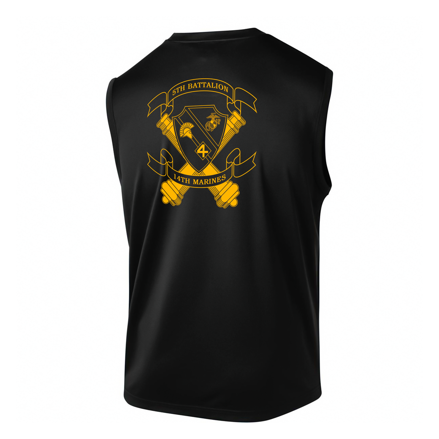 5th Battalion 14th Marines Unit "Sharphunter" DRIFIT Sleeveless, Tank, Sleeveless Hoodie