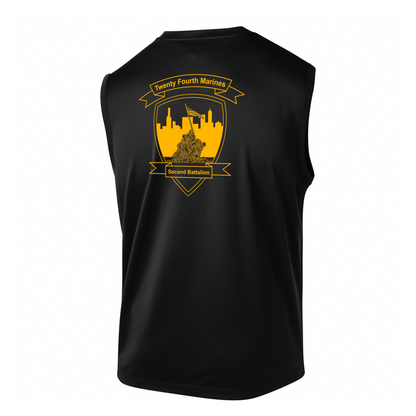 2nd Battalion 24th Marines ¨The Mad Ghosts¨ DRIFIT Sleeveless, Tank, Sleeveless Hoodie