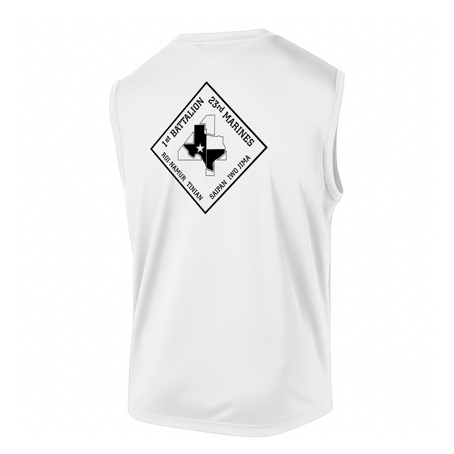 1st Battalion 23rd Marines Unit ¨Lone Star¨ DRIFIT Sleeveless, Tank, Sleeveless Hoodie