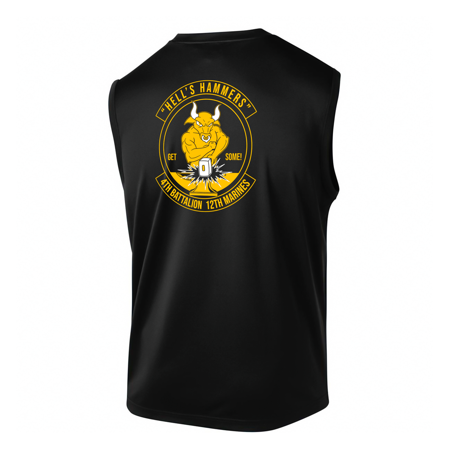 4th Battalion 12th Marines Unit ¨Hells Hammers¨ DRIFIT Sleeveless, Tank, Sleeveless Hoodie