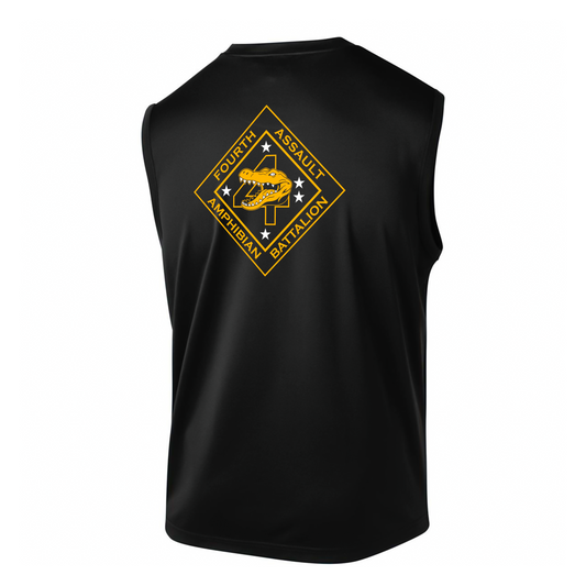 4th Assault Amphibian Battalion "4th Tracks" DRIFIT Sleeveless, Tank, Sleeveless Hoodie