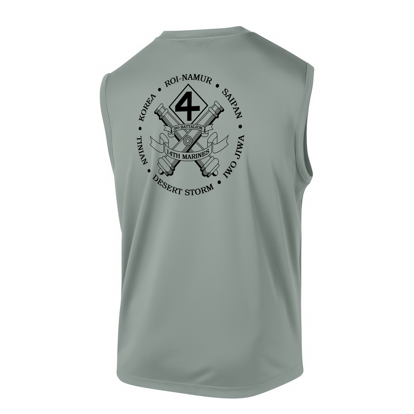 3rd Battalion 14th Marines Unit "Liberty" DRIFIT Sleeveless, Tank, Sleeveless Hoodie