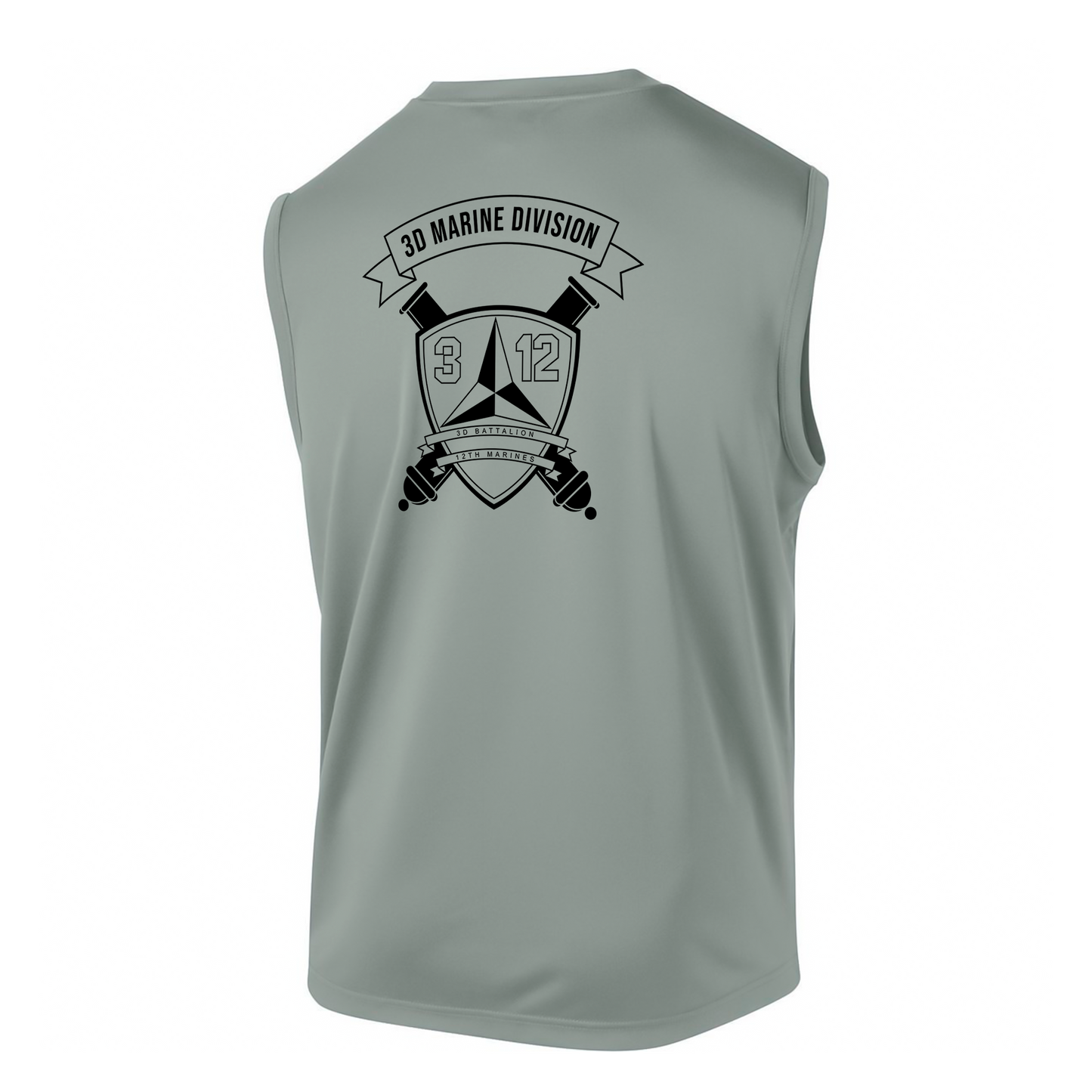 3rd Battalion 12th Marines Unit "Warriors of the Pacific" DRIFIT Sleeveless, Tank, Sleeveless Hoodie